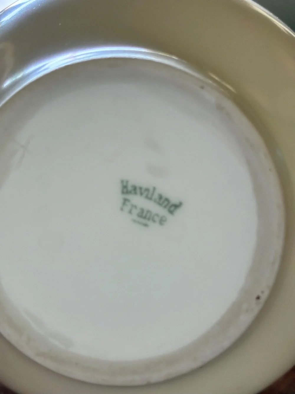 Haviland France creamer/sugar bowl